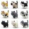 Simulation katze super nette neun katze spielzeug set glocke puppe ornamente kinder spielzeug katze geschenk