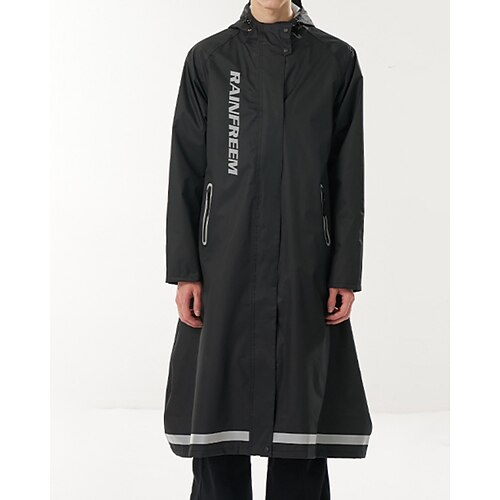 Damen Outdoorjacke Wanderjacke Regenmantel Außen Wasserdicht Winddicht Schnelltrocknend Leicht Wanderoutfits Wanderbekleidung Herbst Regenmantel Camping / Wandern / Höhlenforschung Reisen Buchstaben Image