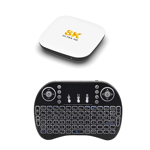 Android 14 Smart-TV-Box H96 Max M2 Plus Rockchip RK3528 1000m LAN WLAN 6 Bluetooth 5.4 8K 4K BT mit Sprachgyroskop-Fernbedienung Set-Top-Box Media Player Image