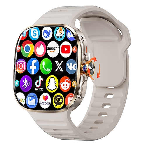 imosi Android Smart Watch Herren GPS 3 GB RAM/32 GB ROM Speicher HD Dualkamera NFC 2G 4G SIM-Karte WLAN kabelloser schneller Internetzugang Image