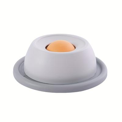 TEMU Interactive Cat Slow Feeder Toy - Non-tipping, Self-play Snack Plate With Licking Fun For Dental Health & Entertainment, Without Battery Image
