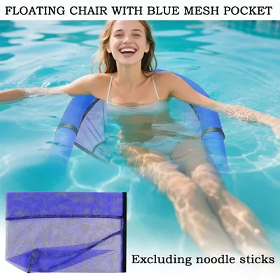 Float Pool Chair Float Lounger Recliner Water Chair Inflatable Floating Ring Hammock Pool Mattress Swimming Pool Accessories