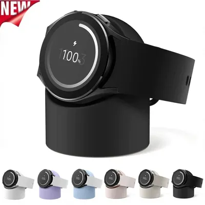 Silikon-Uhrenladeständer für Samsung Watch 6/5/4/3 40 mm 44 mm 5 Pro 45 mm Smart Watch Aufbewahrungssitz Watch 6 Classic 47 mm 46 mm