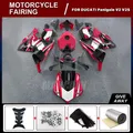 Nuovo stile Kit carene moto rosso iniezione completa per DUCATI Panigale V2 V2S V2R 2018-2021 Kit corpo ABS con ala GP nera