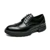 Formale Herren-Business-Lederschuhe, große Größe, modische Plateau-High-Heels-Loafer, Herrenschuhe,