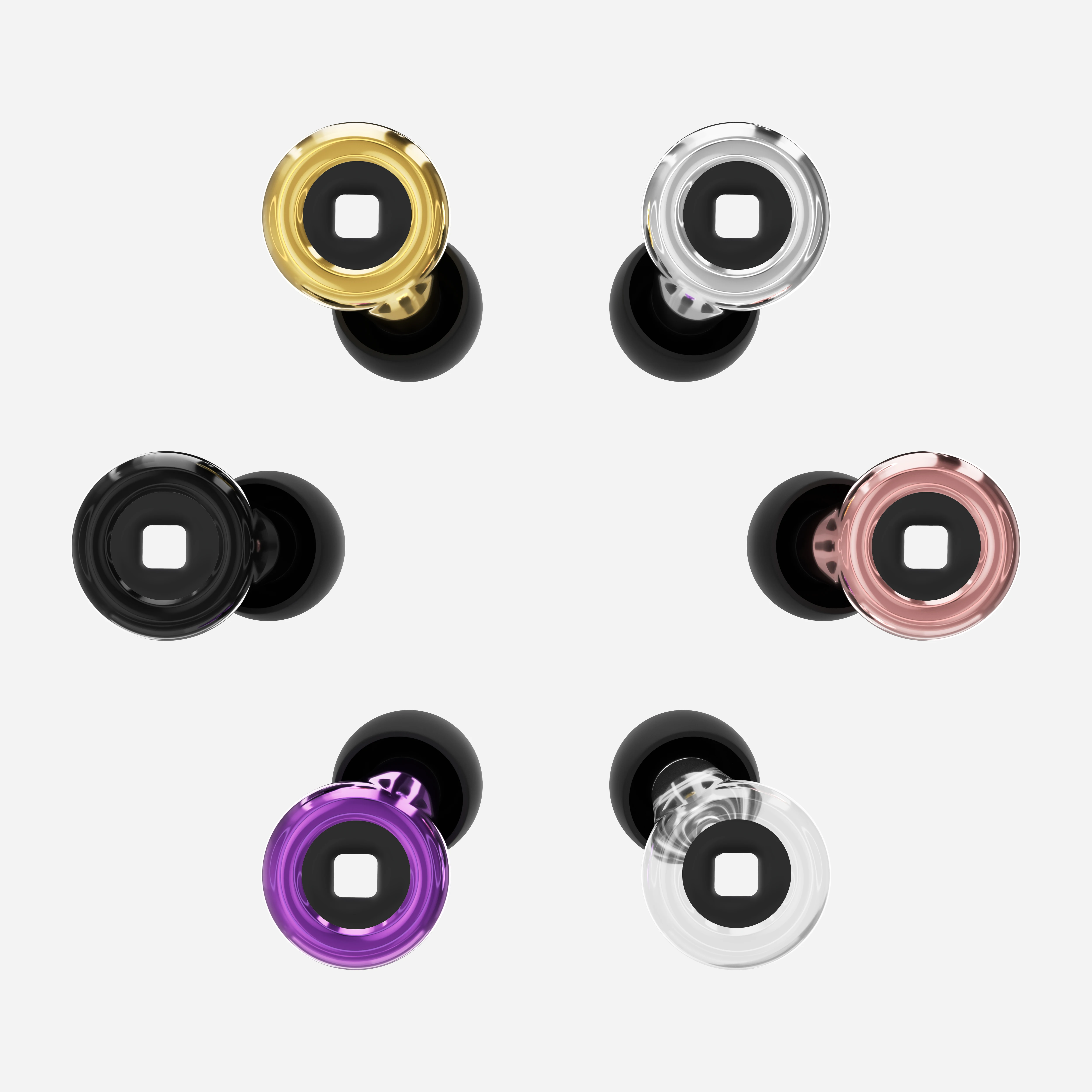 Ohrstöpsel zur Geräuschreduzierung – Gehörschutz für Konzerte und Festivals, Live-Events, Musiker, Sport, DJs, Nachtleben Image