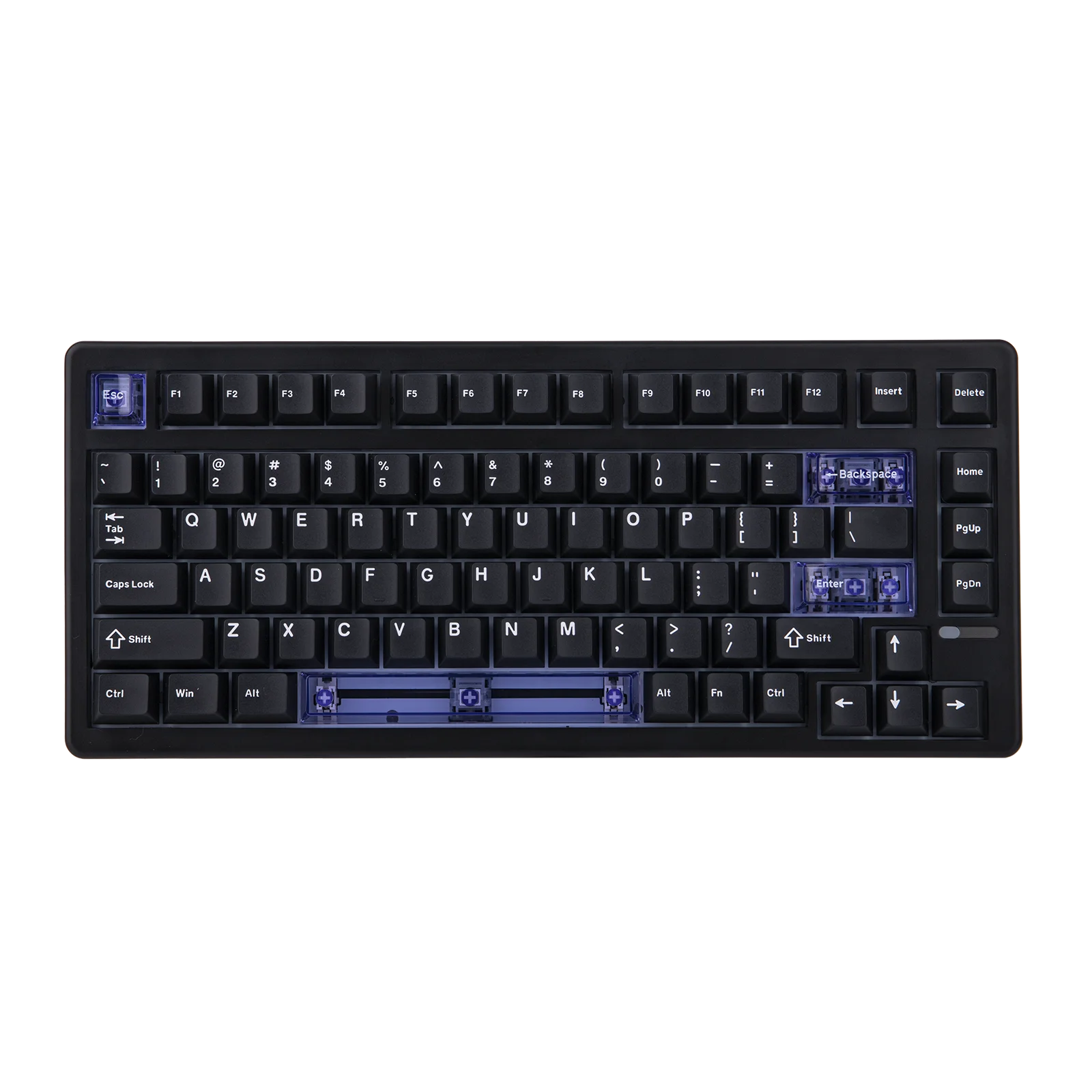 EPOMAKER HE80 75 % US-QWERTY-Layout, Hot-Swap-cremige Dichtung, kabelgebunden, Hall-Effekt, magnetische mechanische Tastatur, DKS SOCD für PC/Mac Image