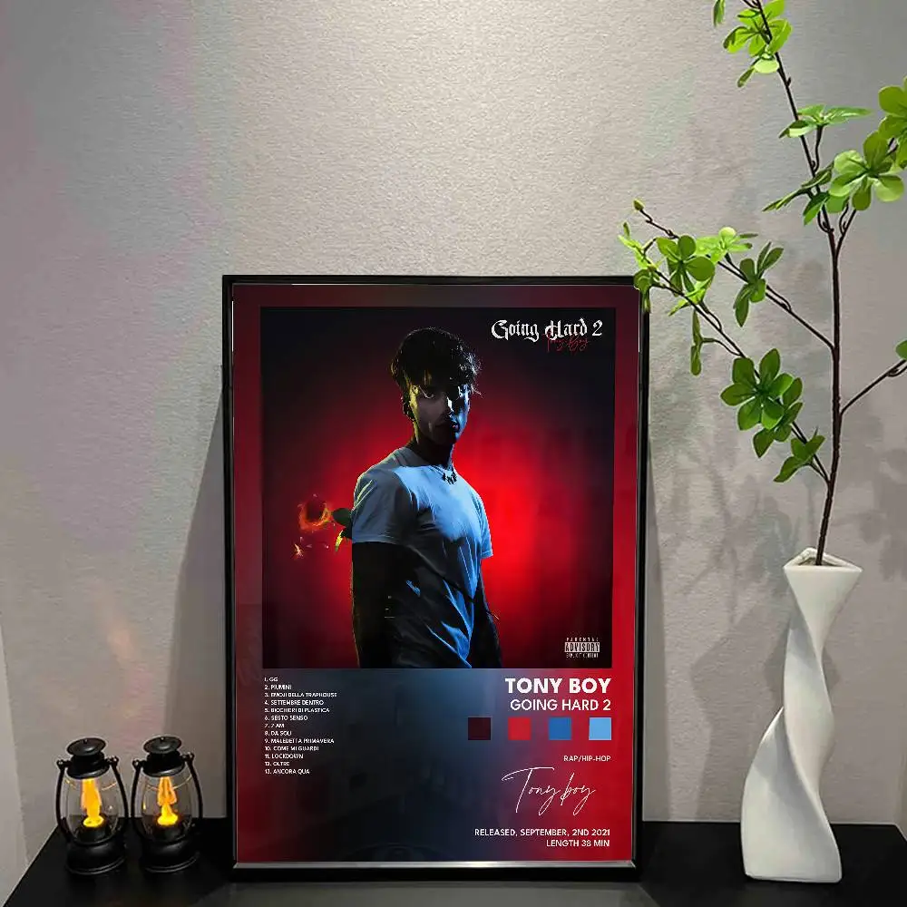 T-Tony B-Boy Poster Album musicale Stampa su tela Wall Art Room Decor Wall Art Print Home Decor 50X70 Room