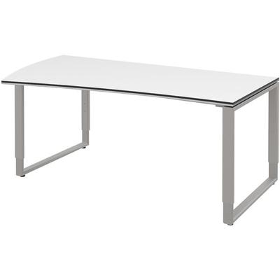 röhr Schreibtisch mit Freiformplatte »Objekt Plus« linksläufig weiß, 180x82x820 cm Image
