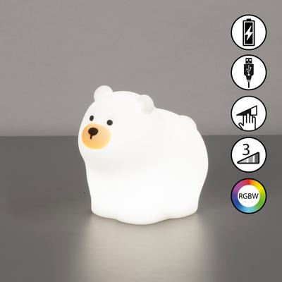 EASY BY FHL LED Tischleuchte "Knut", weiß, 1 flammig, H: 11,00cm, Lampen, lange Leuchtdauer Image