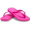 Zehentrenner CROCS "Crocs Flip", Damen, Gr. 42, pink, Croslite, unifarben, casual, Schuhe, Badeschuh, Sandale, Sommerschuh mit weichem Zehensteg