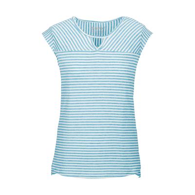 Funktionstop KILLTEC "KOS 125 WMN TP", Damen, Gr. 44, blau, Oberstoff: 95% Polyester, 5% Elasthan, sportlich, Tops, Schnelltrocknendes Damen Funktionstop mit femininem Design Image