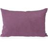 Dekokissen H.O.C.K. "Versatil", lila (mauve, unifarben), B:60cm H:10cm L:40cm, Polyester, Baumwolle, Dekokissen_Sitzkissen_Kissenhüllen, Sofakissen inkl. Füllung, 50x30cm, einfarbig, pink, Samt, Dekokissen