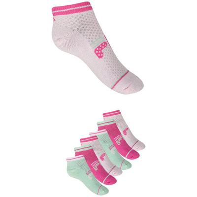Freizeitsocken FILA "JUNIOR GIRL INVISIBLE SOCKS", Kinder, Gr. 23-26, rot (lipstick), Baumwollmischung, unifarben, Socken, mit elastischem Bündchen Image