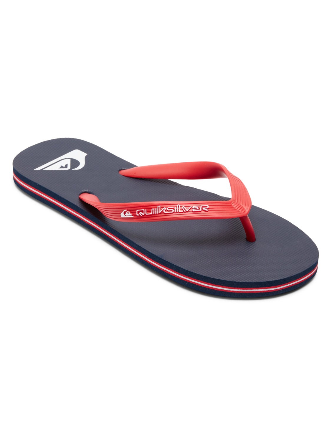 Sandale QUIKSILVER "Molokai Core", Herren, Gr. 9(42), rot (rot 1), Obermaterial:Obermaterial: Synthetikmaterial / Außensohle: Moosgummi;, Schuhe Sandale Image