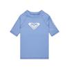 Rash Guard ROXY "Whole Hearted", Mädchen, Gr. 4(101-108cm), lila (grapemist), 86% Polyester, 14% Elasthan, Kurzarm, Shirts