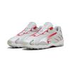 Sneaker PUMA "INHALE", Gr. 43, feather gray, for all time rot, Textil, unifarben, sportlich, Schuhe