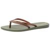 Zehentrenner IPANEMA "IPANEMA BOSSA FEM", Gr. 37, grün (grün, bronze), Synthetik, sportlich, Schuhe