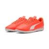 Fußballschuh PUMA "VITORIA II IT JR", Gr. 34, glowing rot, puma weiß, Synthetik, sportlich, Schuhe