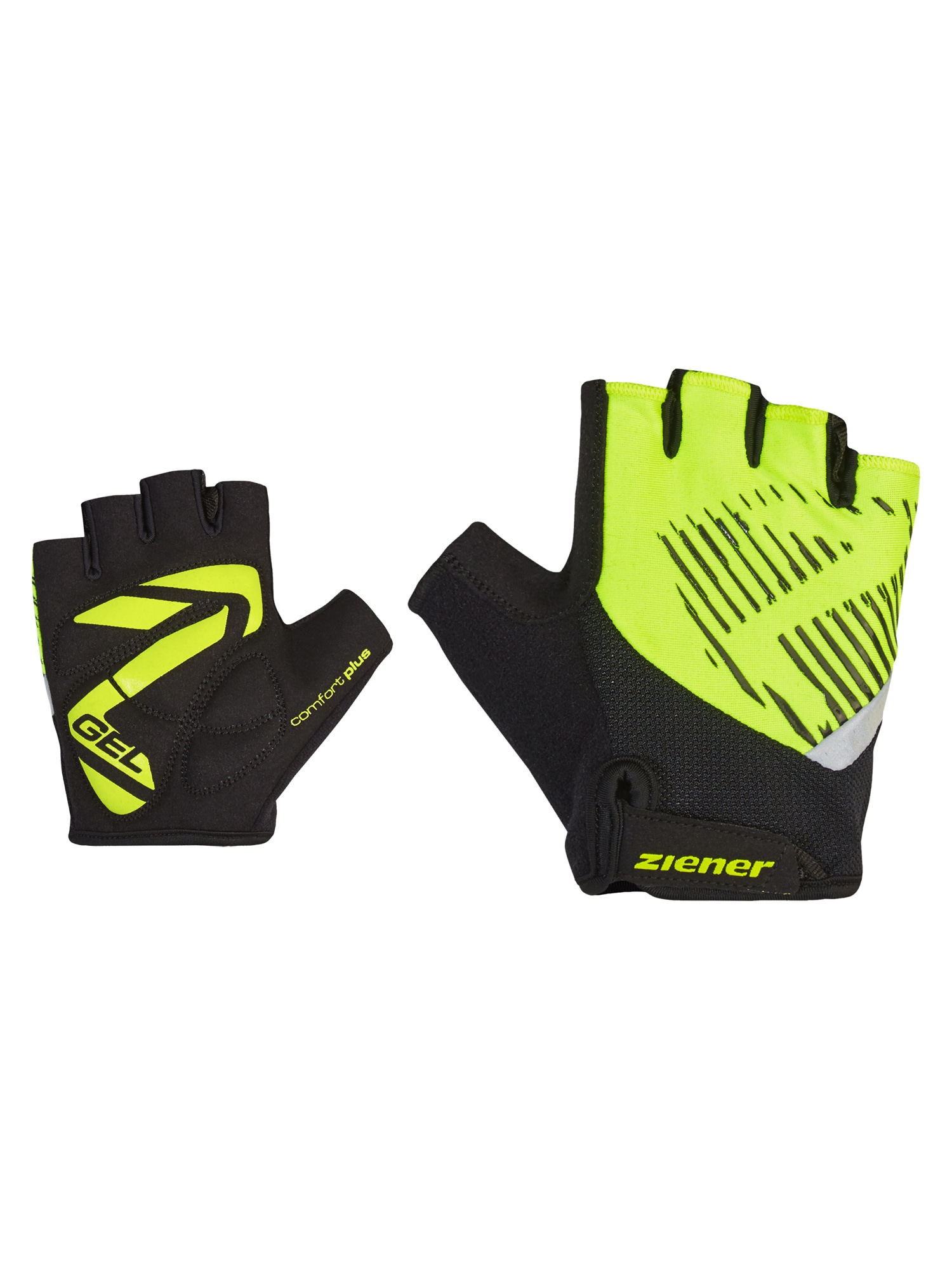 Fahrradhandschuhe ZIENER "CULL-Z JUNIOR", Kinder, Gr. M, gelb (poison gelb), Materialmix, Handschuhe Image