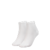 Kurzsocken TOMMY HILFIGER "TH WOMEN CASUAL SHORT SOCK 2P", Damen, Gr. 39-42, weiß, Baumwollmischung, normal, Socken, Mit flacher Zehennaht