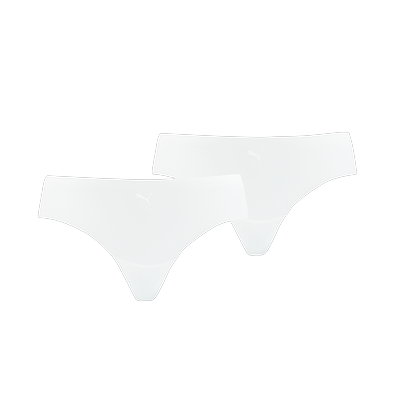 String PUMA "PUMA WOMEN SEAMLESS STRING", Damen, Gr. L, weiß, Microtouch, Obermaterial: 83% Polyamid, 17% Elasthan, unifarben, körpernah, Unterhosen, Mit extra flachen Kanten Image