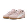 Sneaker PUMA "Bella Donna Nylon Sneakers Damen", Gr. 38, mauve mist weiß gold pink, Obermaterial: Kuhleder, Textil, Synthetik; Futter: Textil; Innensohle: Textil; Laufsohle: Gummi, Schuhe