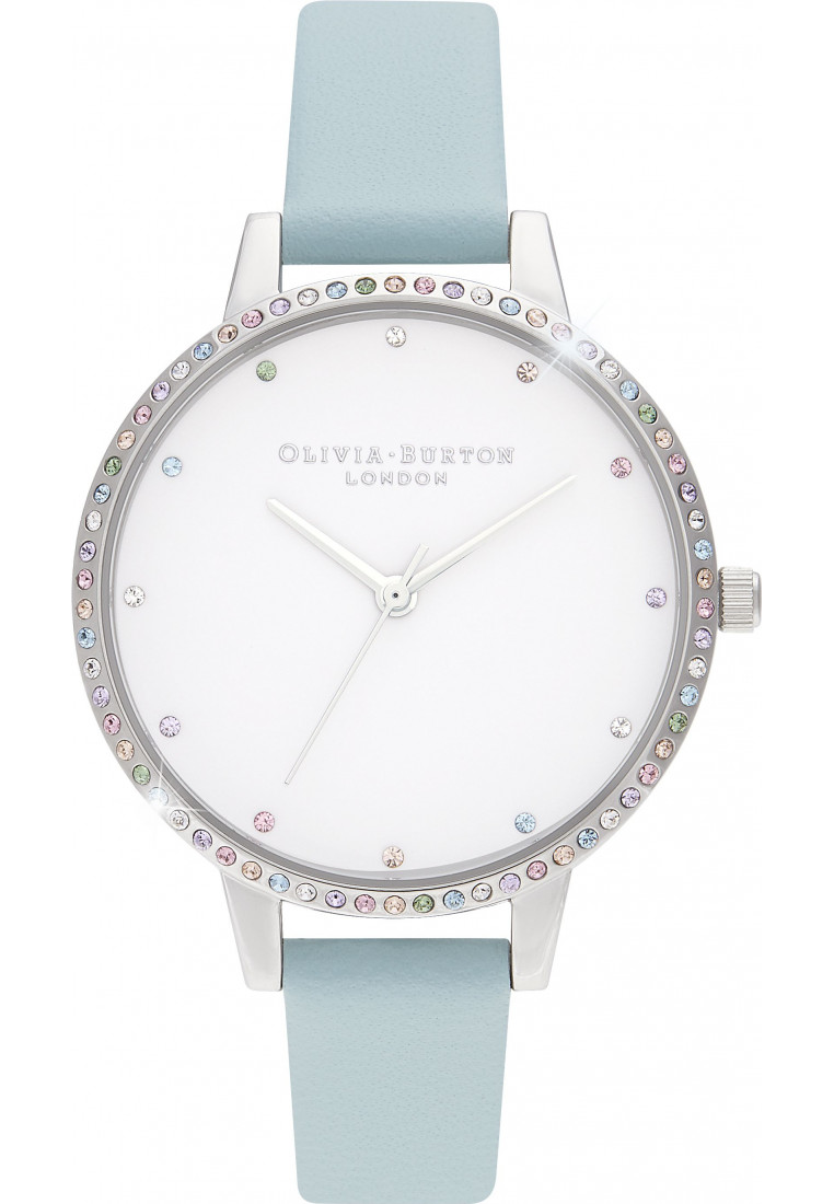 Olivia Burton Womens OB16RB19 Ladies Watch - Blue Stainless Steel - One Size | Olivia Burton Sale | Discount Designer Brands