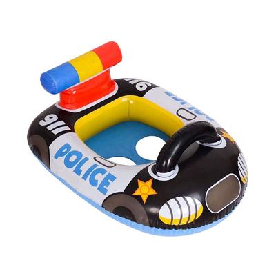 Aufblasbare Schwimmboje für Kinder, Poolschwimmer, Polizeiauto, aufblasbare Schwimmboje für Strand Image