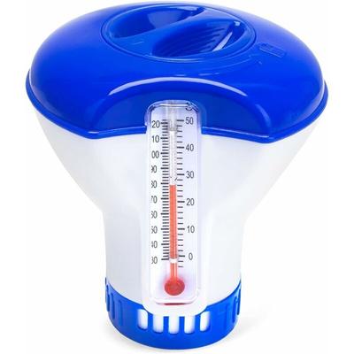 Schwimmender Chlorspender, chemischer Bromspender mit Thermometer, 5 einstellbare Durchflussstufen, Image