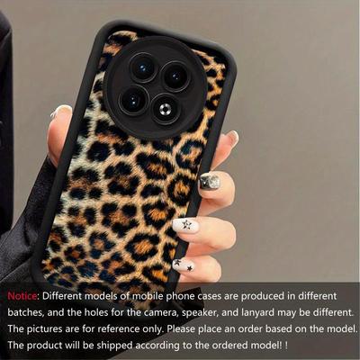 TEMU 12x Pattern Leopard Flexible Cover Designed For Realme 12x Featuring Durable For Casual Image
