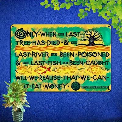 "TEMU 2d 1pc, " Abstract Metal Sign" Vintage Art Metal Signs, Retro Iron Sign, Restaurant, Bar, Coffee Shop, Room, Decor, 11.8x7.8inch, 30x20cm, Bathroom Wall Decor Art" Image
