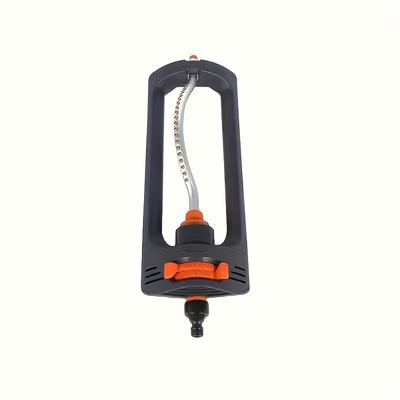 TEMU A Single-pack Oscillating Sprinkler With A Base And 19 Nozzles - Features A Coverage Control Knob, Hose Connector For Lawn And Garden Maintenance, Suitable For Yards, Gardens, , Etc. Image