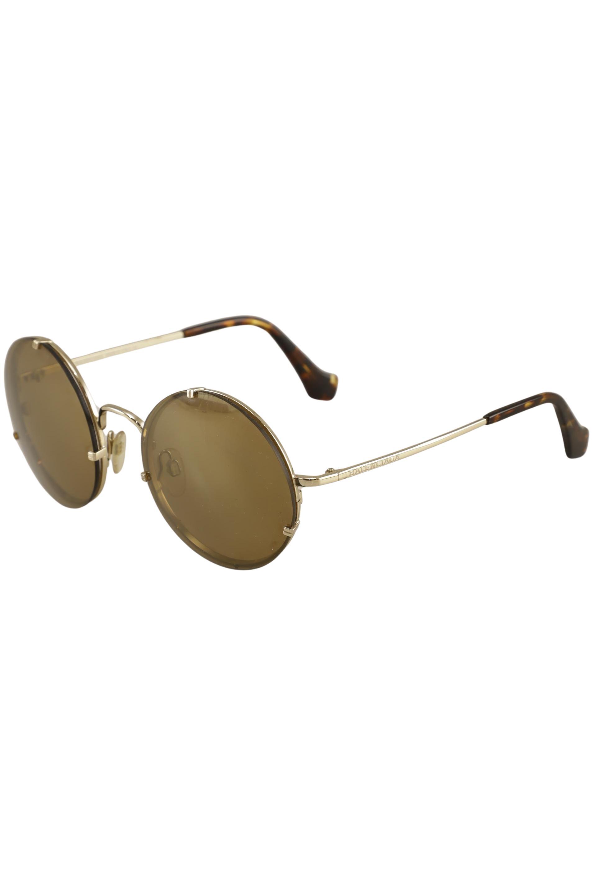 Balenciaga Damen Sonnenbrille, Gr. , gold,