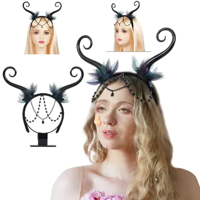 Fee Antenne Stirnband Cosplay Halloween Party Fancy Wald Elf Kostüme Kopfbedeckung Maskerade Kopfbedeckung Fans Geschenke Image