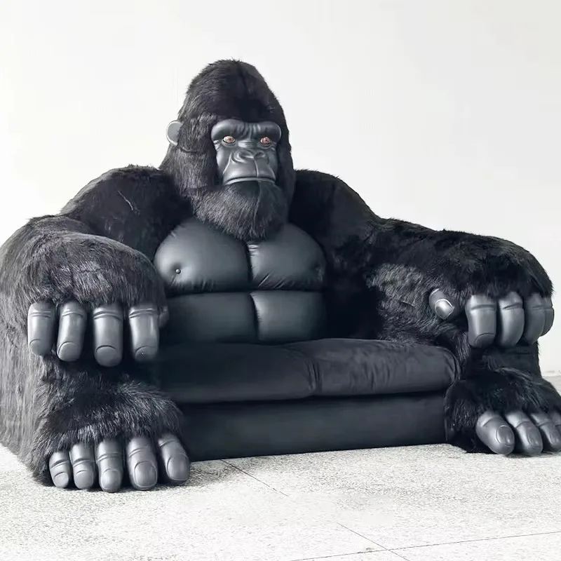 Gorilla Fox Hair Sofa Art Deco Villa Hotel Wohnzimmer Schlafzimmermöbel