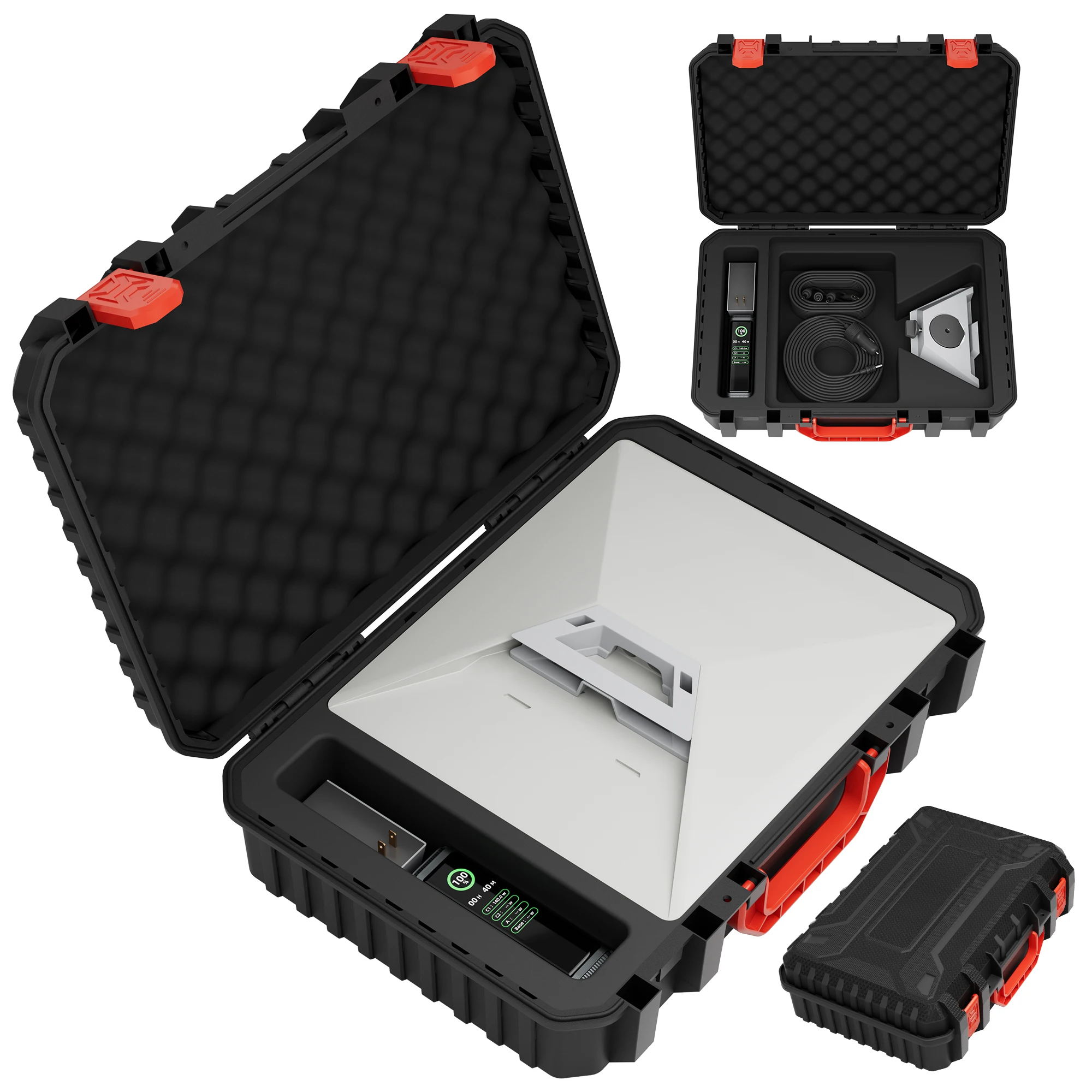 Starlink Mini-Hartschalenkoffer, wasserdicht, tragbar, Starlink Mini-Reise-Tragetasche mit Schaumstoff, stoßfeste Aufbewahrungsbox, wetterfest Image