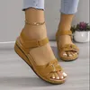 Sommer Frauen Schuhe Sandalen Offene spitze Wanderschuhe Weiche Damen Schuhe Keil Frauen Schuh Party Sandale Frauen Weibliche Schuhe