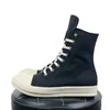 Männer High-TOP Schuhe Casual Frauen Leinwand Lace Up Turnschuhe Luxus Trainer Zip Hip Hop Herbst Wohnungen Männlich schwarz Designer Stiefel