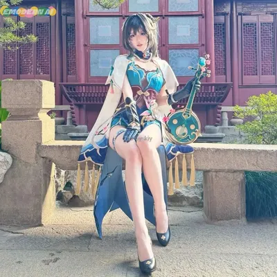 Ruan Mei Frauen Kostüm Halloween Kostüme Sets Honkai Star Rail Anzug Rollenspiel Requisiten Cosplay Erwachsene Männer Frau Karneval Kostüme Image