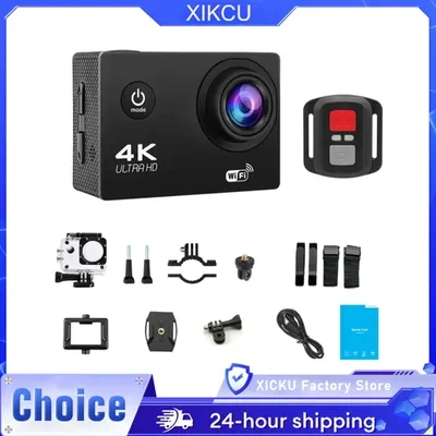 4K Action Kamera 1080P/30FPS WiFi 2,0 "170D Unterwasser Wasserdichte Helm Video Aufnahme Kamera Sport kameras Outdoor Mini Cam