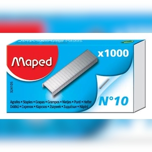 Maped Heftklammern Standard Nr. 10 galvanisierter Stahl VE=1000 Stück Image