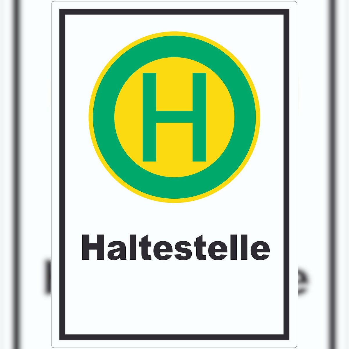 HB-Druck Aufkleber Haltestelle A7 (74x105mm) Image