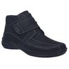 Winterstiefelette JOSEF SEIBEL "New Anvers 95", Herren, Gr. 45, schwarz, Leder, casual, Schuhe, Komfortschuh, Klettschuh in Weite K