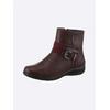 Stiefelette CASUAL LOOKS, Damen, Gr. 38, rot (bordeaux), Lederimitat, sportlich, Schuhe
