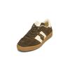 Sneaker MARC O'POLO "aus Rindleder in Cord-Optik", Damen, Gr. 41, schwarz mossy olive, Obermaterial: 100% Leder (Rind), unifarben, Schuhe