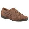 Schnürschuh JOSEF SEIBEL "Fergey 40", Damen, Gr. 43, braun, Leder, casual, Schuhe, Freizeitschuh, Komfortschuh mit Wechselfußbett