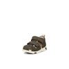 Lauflernschuh ECCO "Mini Stride Sandal", Kinder, Gr. 25, grün (khaki), Nubukleder, casual, Schuhe, Babyschuh, Sandale, Sommerschuh mit Lederinnensohle
