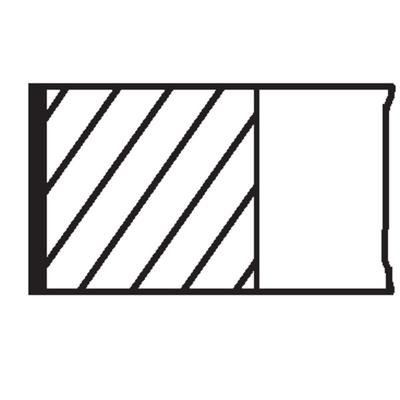 MAHLE Kolbenringsatz Universal 101 97 N1 Image