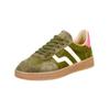 Sneaker GANT "Gant Sneaker Veloursleder", Damen, Gr. 41, grün (olive), Veloursleder, casual, Schuhe
